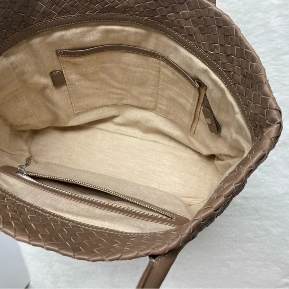 Helen Kaminski Australia Taupe Color 100% Leather Large Tote - Picture 6 of 15